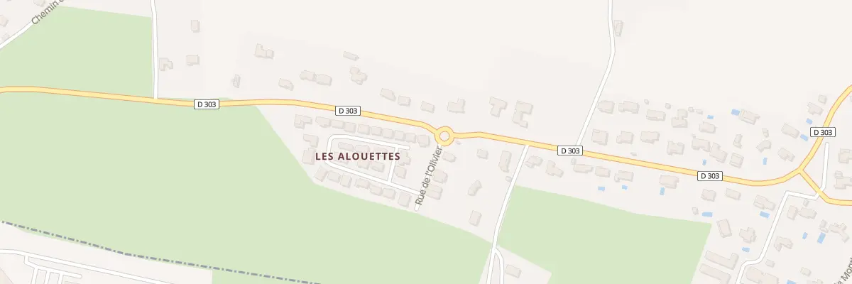 Plan du 10 Rue de l’Olivier à Berriac