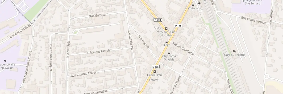 Plan du 9 Rue Franklin à Vitry-sur-Seine