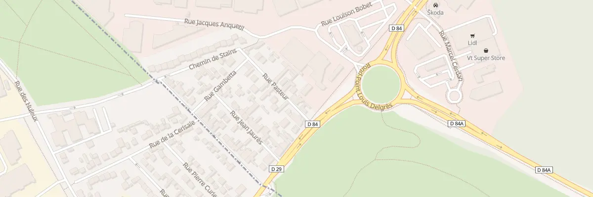 Plan du 6 Rue Pasteur à Garges-lès-Gonesse
