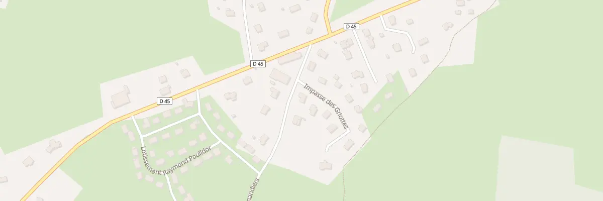 Plan du 2 Imp des Griottes à Ytrac