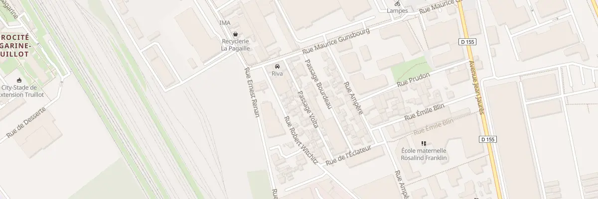 Plan du 6 Pas Volta à Ivry-sur-Seine