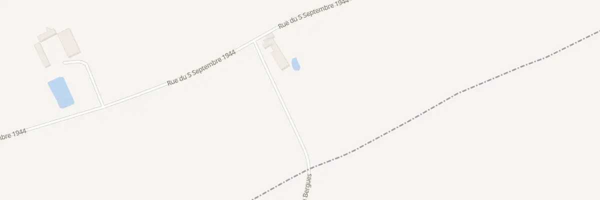 Plan du 5 Rue du 5 Septembre 1944 à Zegerscappel