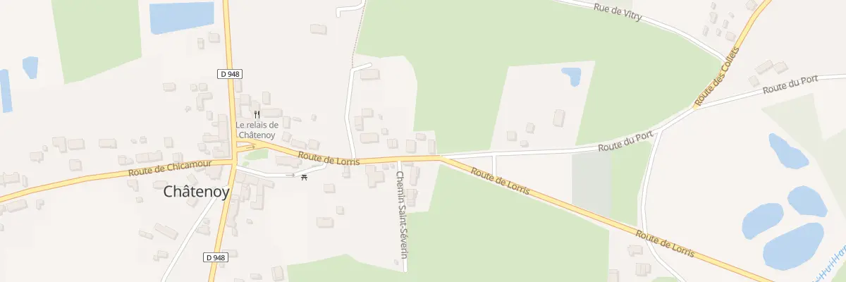 Plan du 15 Rte de Lorris à Châtenoy