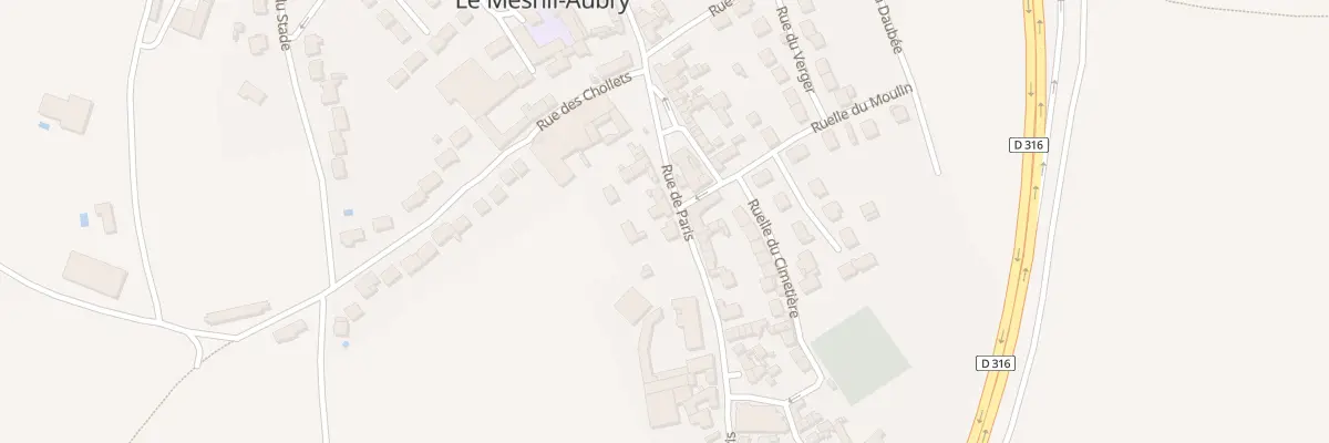 Plan du 37 Rue de Paris au Mesnil-Aubry