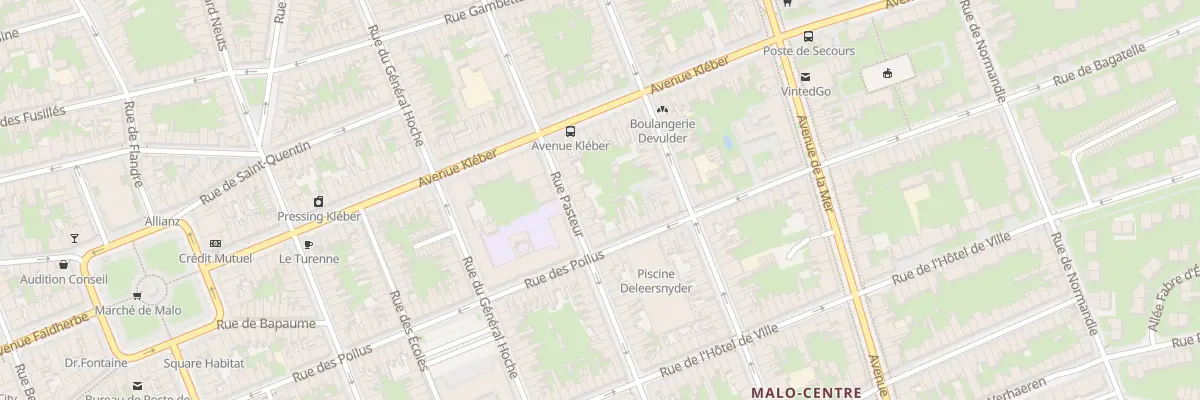 Plan du 65 Rue Pasteur à Dunkerque