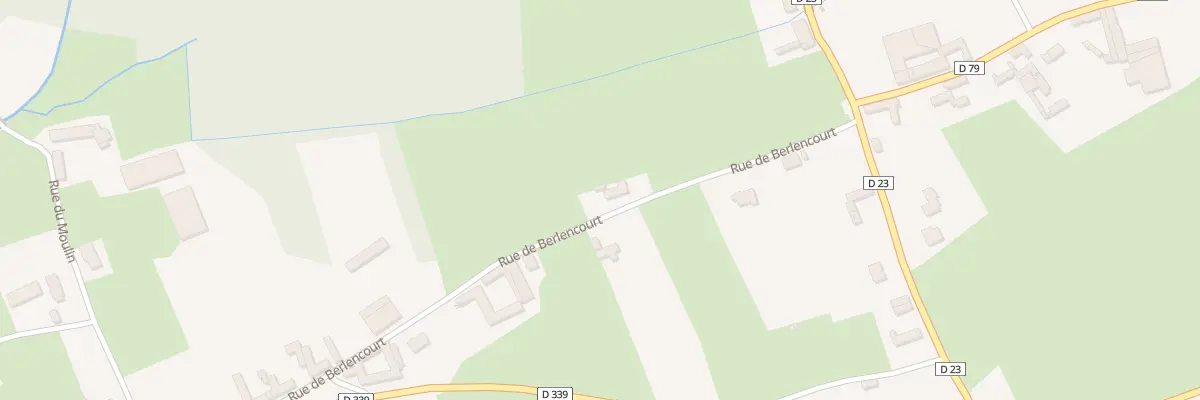 Plan du 7 Rue de Berlencourt à Estrée-Wamin