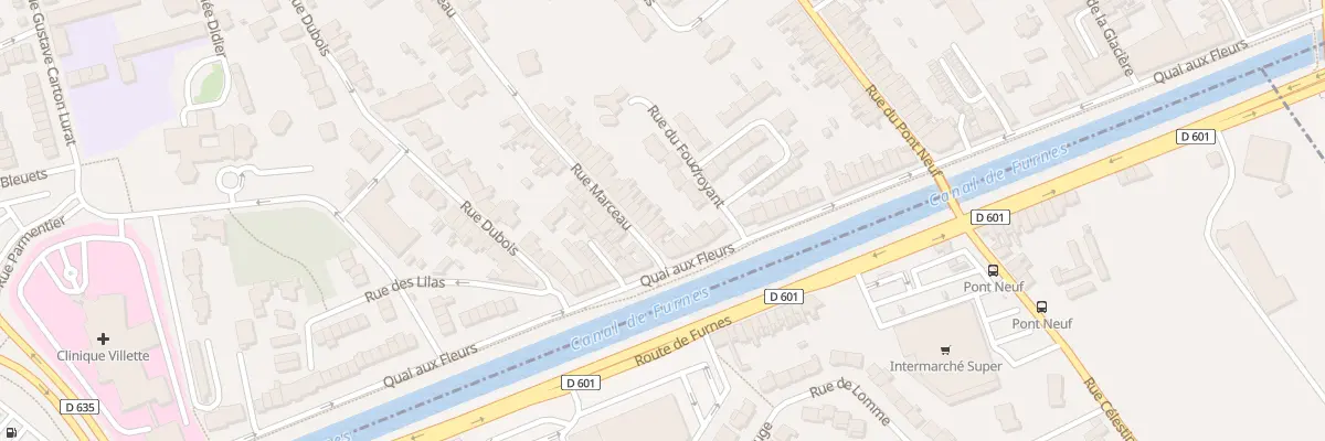 Plan du 129 Rue Marceau à Dunkerque
