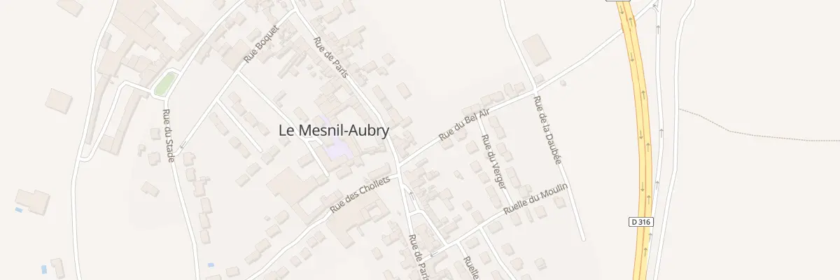 Plan du 40 Rue de Paris au Mesnil-Aubry