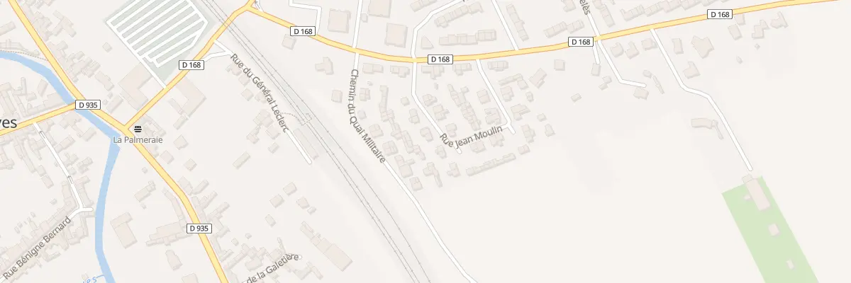 Plan du 10 Rue Jean Moulin à Boves