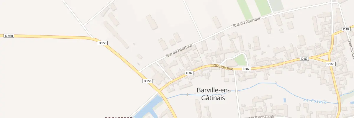 Plan du 13 Rue du Pourtour à Barville-en-Gâtinais