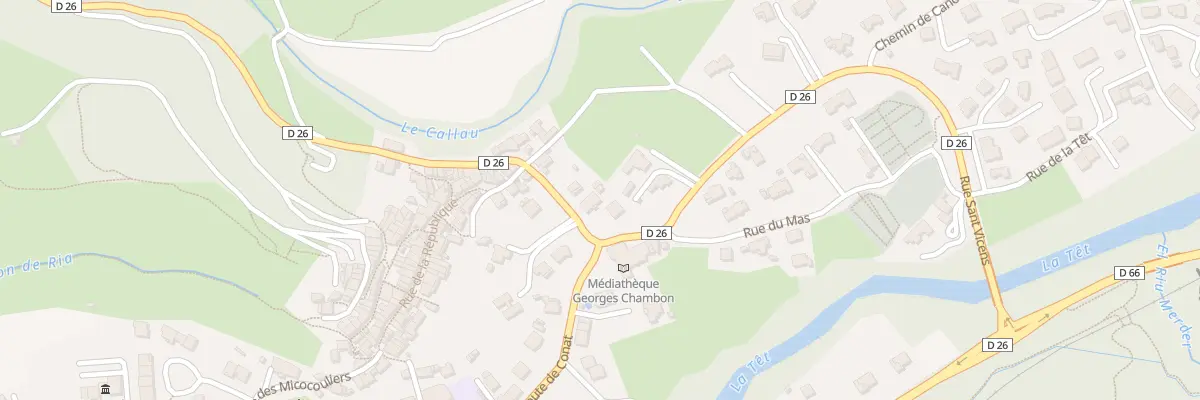 Plan du 10 Rte de Conat à Ria-Sirach
