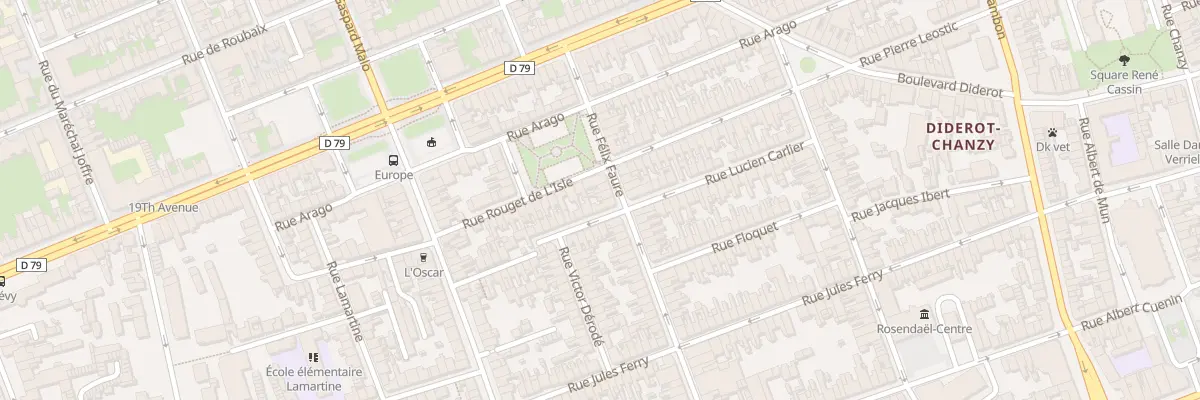 Plan du 57 Rue Félix Faure à Dunkerque