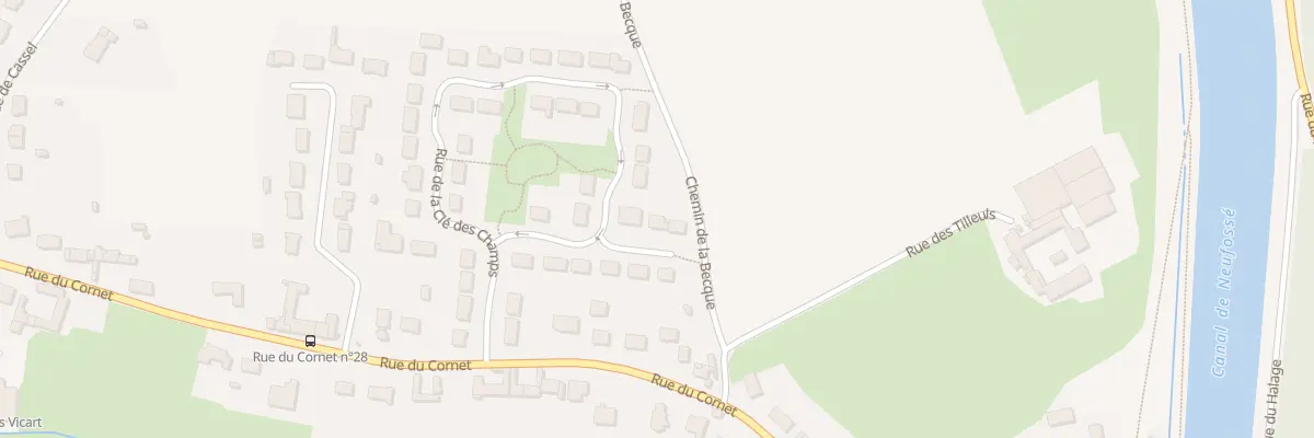 Plan du 57 Rue de la Cle des Champs à Wittes