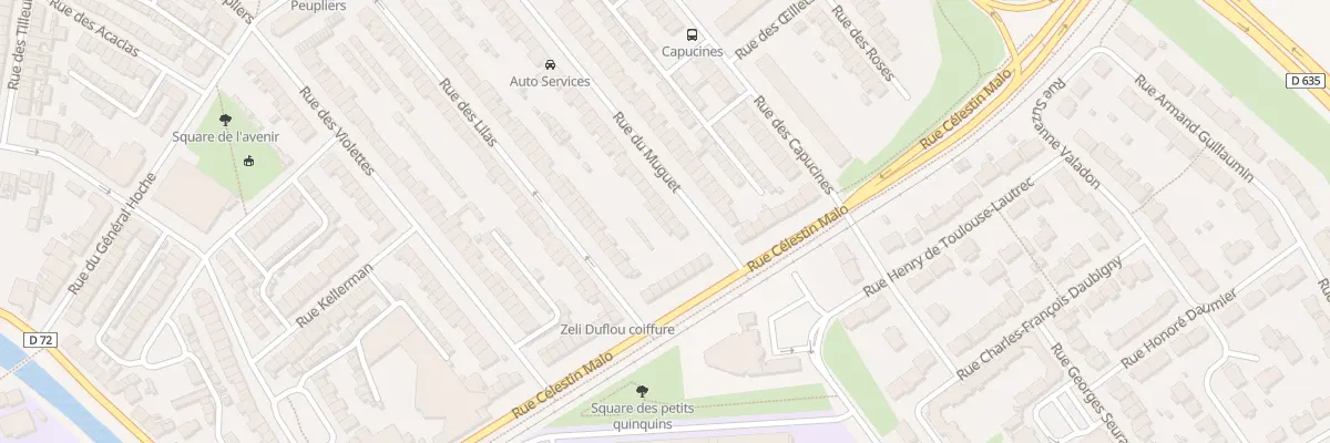 Plan du 5 Rue du Muguet à Coudekerque-Branche