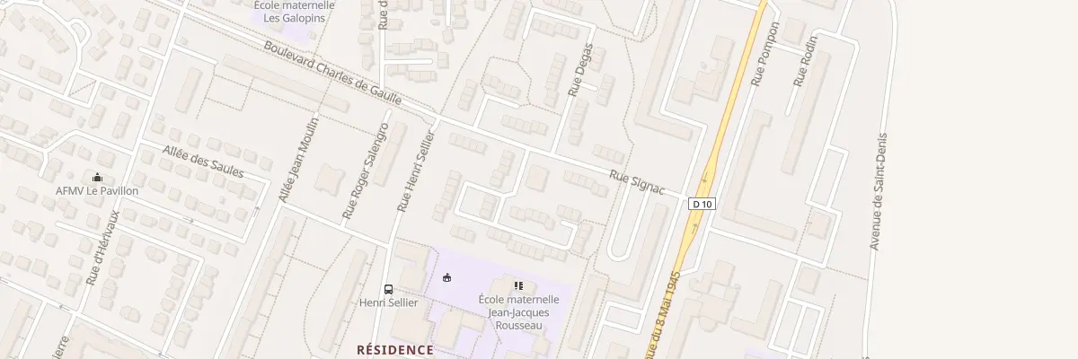 Plan du 2 Rue Matisse à Épinay-Champlâtreux