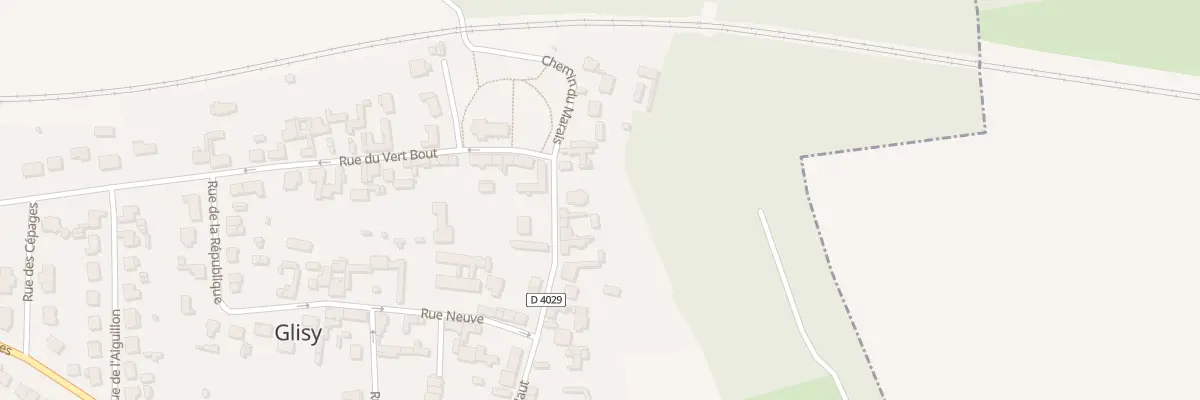 Plan du 5066 Le Village à Glisy