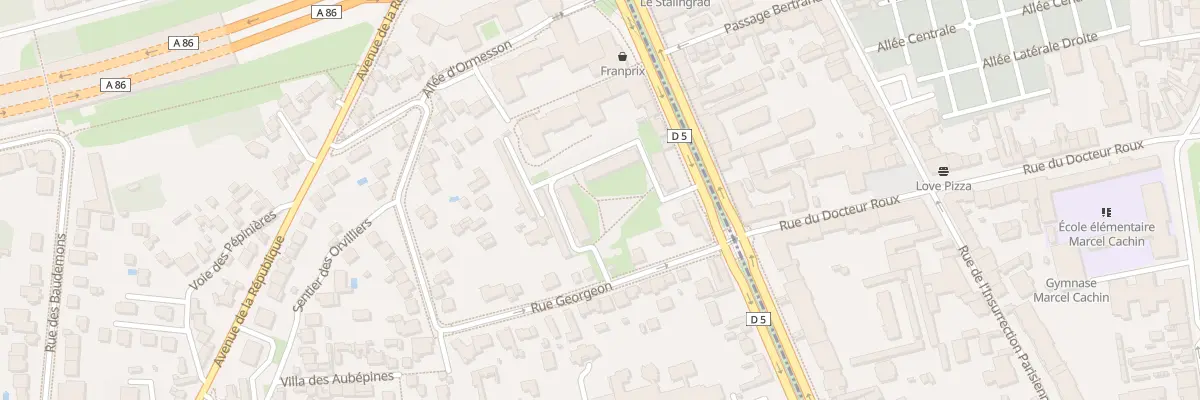 Plan du 49 Bd de Stalingrad à Choisy-le-Roi