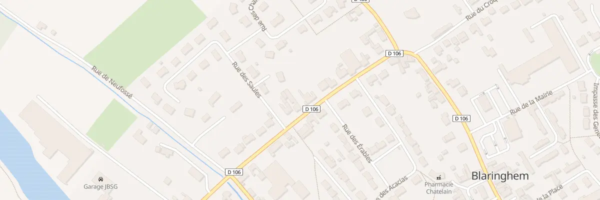 Plan du 172 Rue Andre Plockyn à Blaringhem