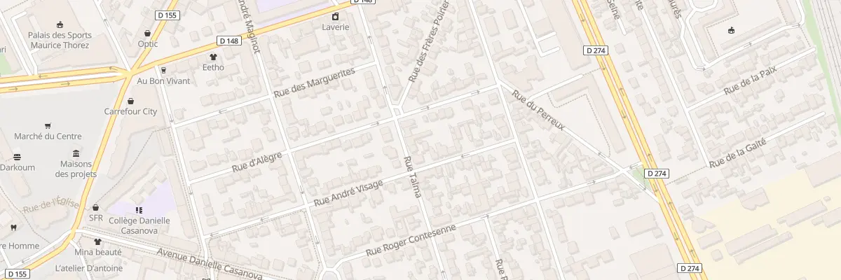 Plan du 160 Rue Talma à Vitry-sur-Seine