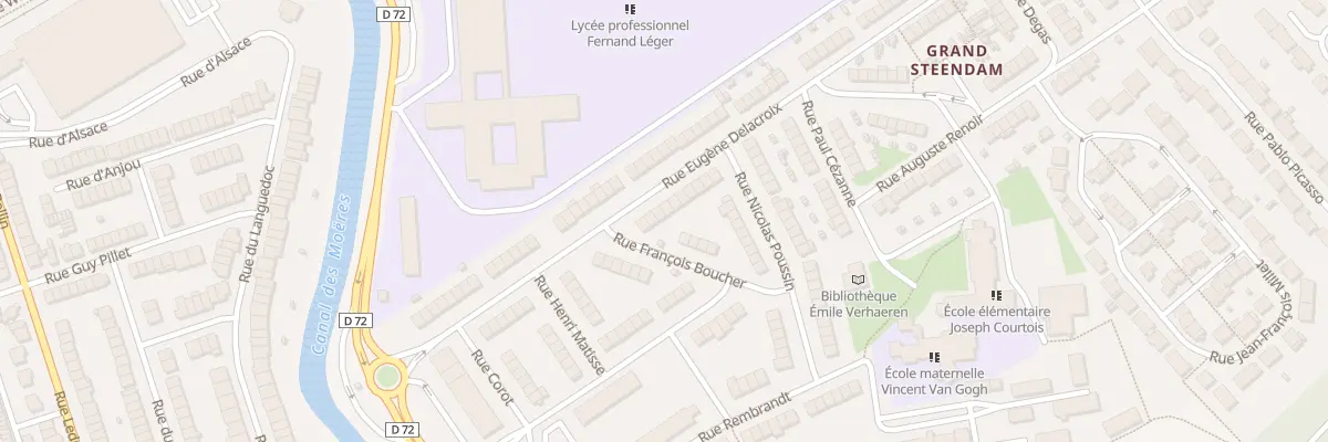 Plan du 26 Rue Eugène Delacroix à Coudekerque-Branche