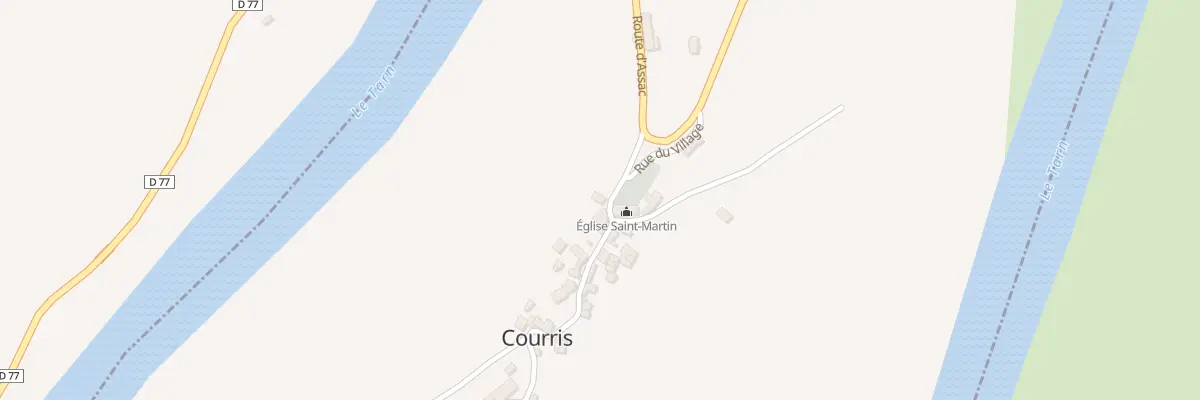 Plan du 5002 Courris à Courris