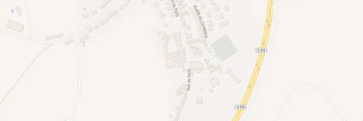 Plan du 29 Rue de Paris au Mesnil-Aubry