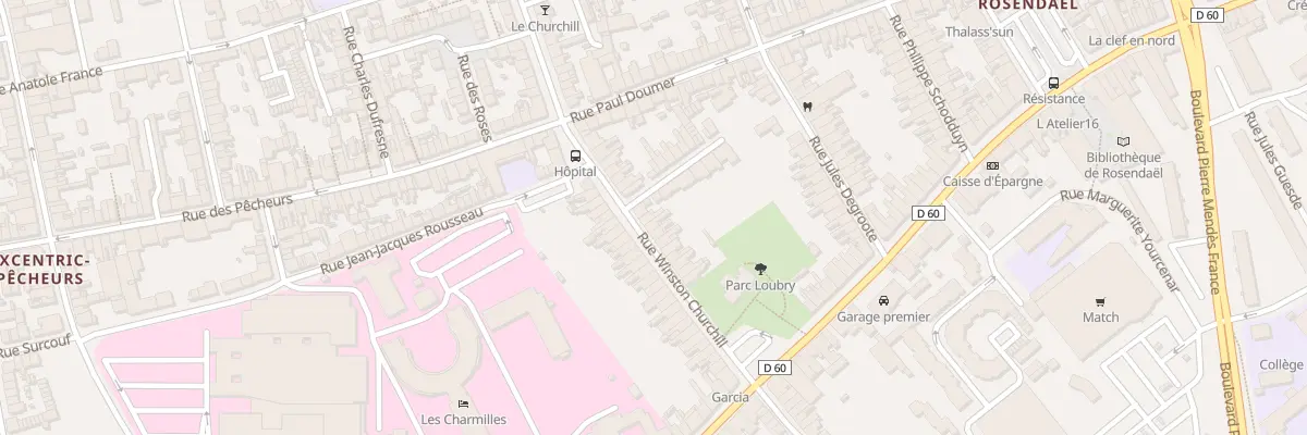 Plan du 132 Rue Winston Churchill à Dunkerque