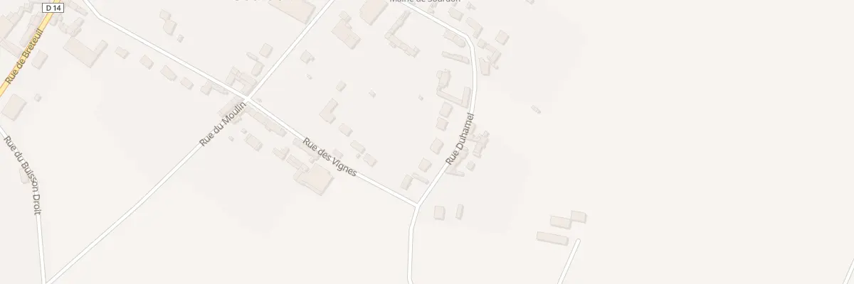 Plan du 8 Rue Duhamel à Sourdon