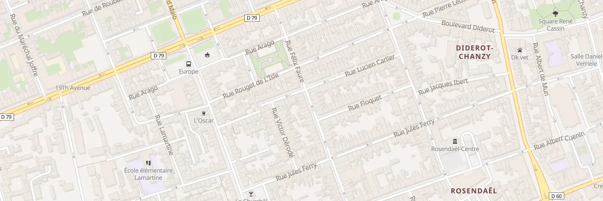 Plan du 51 Rue Félix Faure à Dunkerque