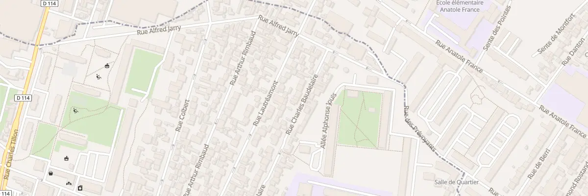 Plan du 49B Rue Charles Baudelaire à Aubervilliers