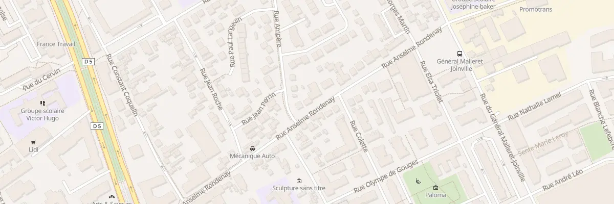 Plan du 68 Rue Ansèlme Rondenay à Vitry-sur-Seine