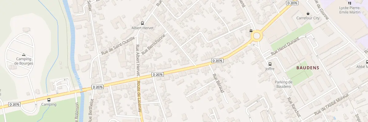 Plan du 70 Bd Mal Joffre à Bourges