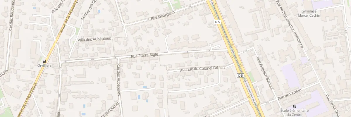 Plan du 21 Rue Pierre Bigle à Thiais