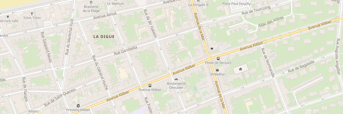 Plan du 35 Rue Bir Hakeim à Dunkerque