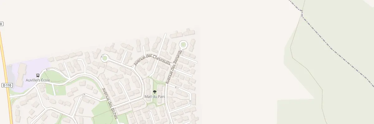 Plan du 2 All des Pétunias à Neuilly-sous-Clermont