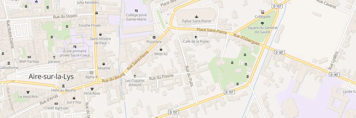 Plan du 8 Rue du Puits à Aire-sur-la-Lys