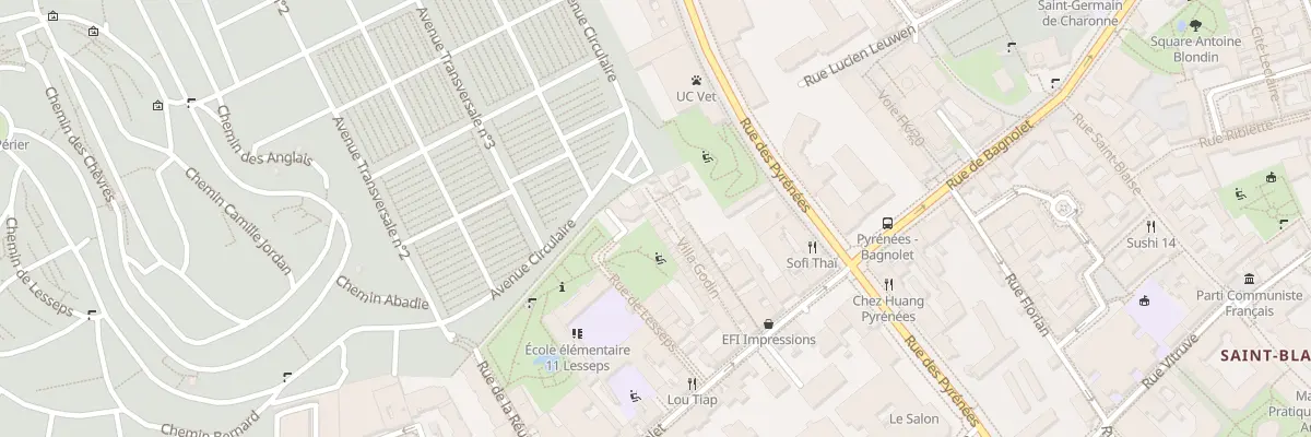 Plan du 31 Vla Godin à Paris 20e Arrondissement