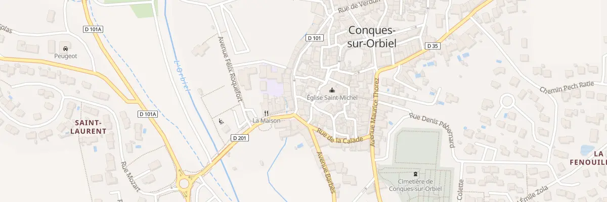 Plan du 117 Rue de la Terrasse à Conques-sur-Orbiel