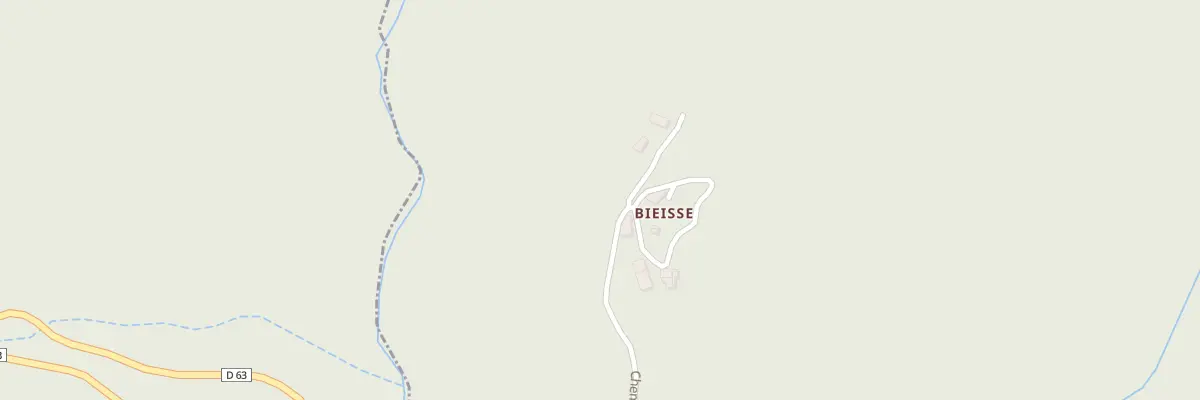 Plan du 735 Che de Bieysse à Vabre