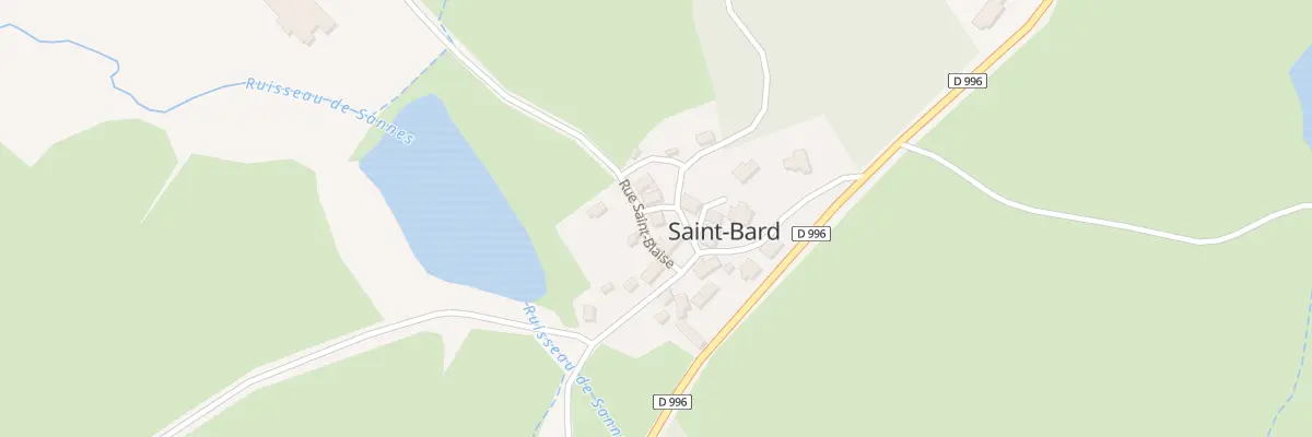 Plan du 5029 Le Bourg à Saint-Bard