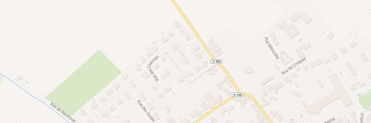 Plan du 329 Rue des Charmes à Blaringhem