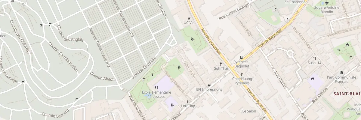Plan du 27 Vla Godin à Paris 20e Arrondissement