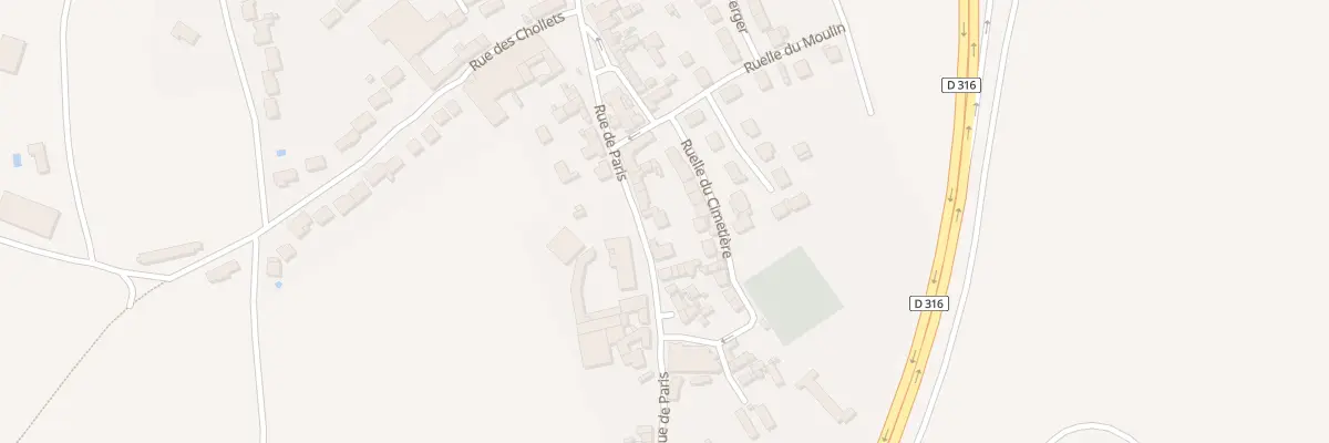 Plan du 20B Rue de Paris au Mesnil-Aubry