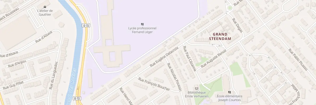 Plan du 61 Rue Eugène Delacroix à Coudekerque-Branche