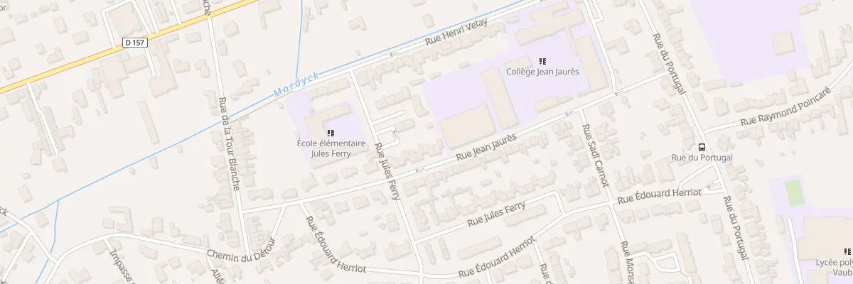Plan du 4 Rue Jean Jaures à Aire-sur-la-Lys