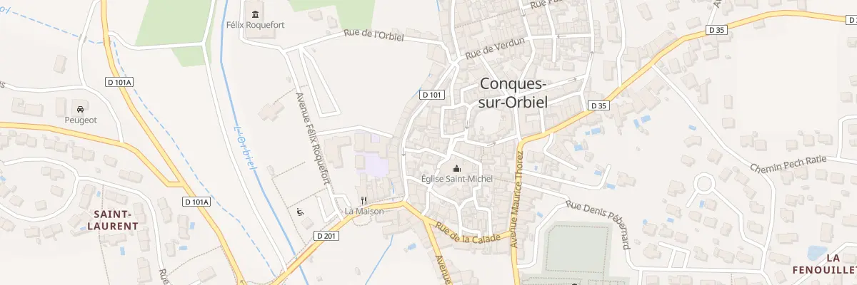 Plan du 5 Rue des Lices à Conques-sur-Orbiel