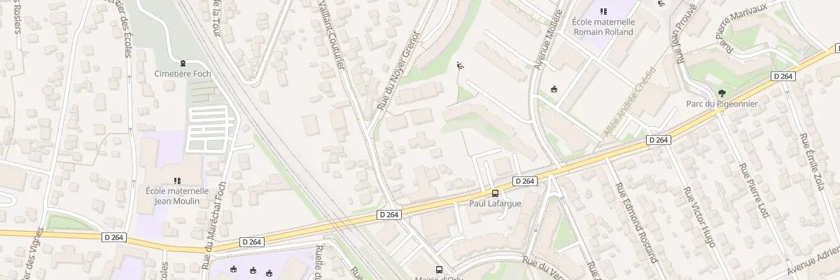 Plan du 30B Rue Paul Vaillant Couturier à Orly