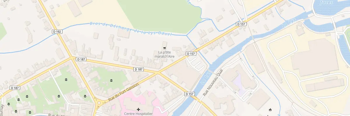 Plan du 21 Rue Fort Gassion à Aire-sur-la-Lys