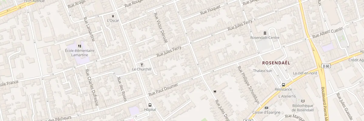 Plan du 11 Rue Félix Faure à Dunkerque