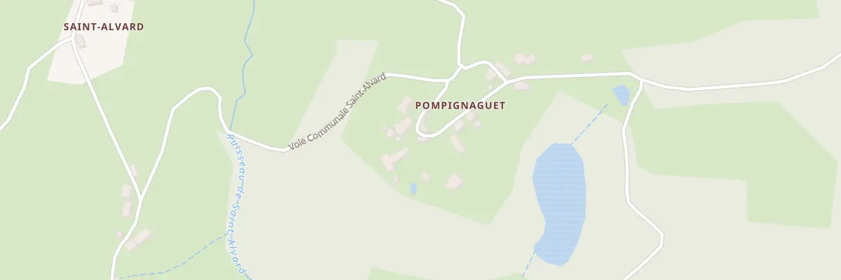 Plan du 5 Pompignaguet à Basville